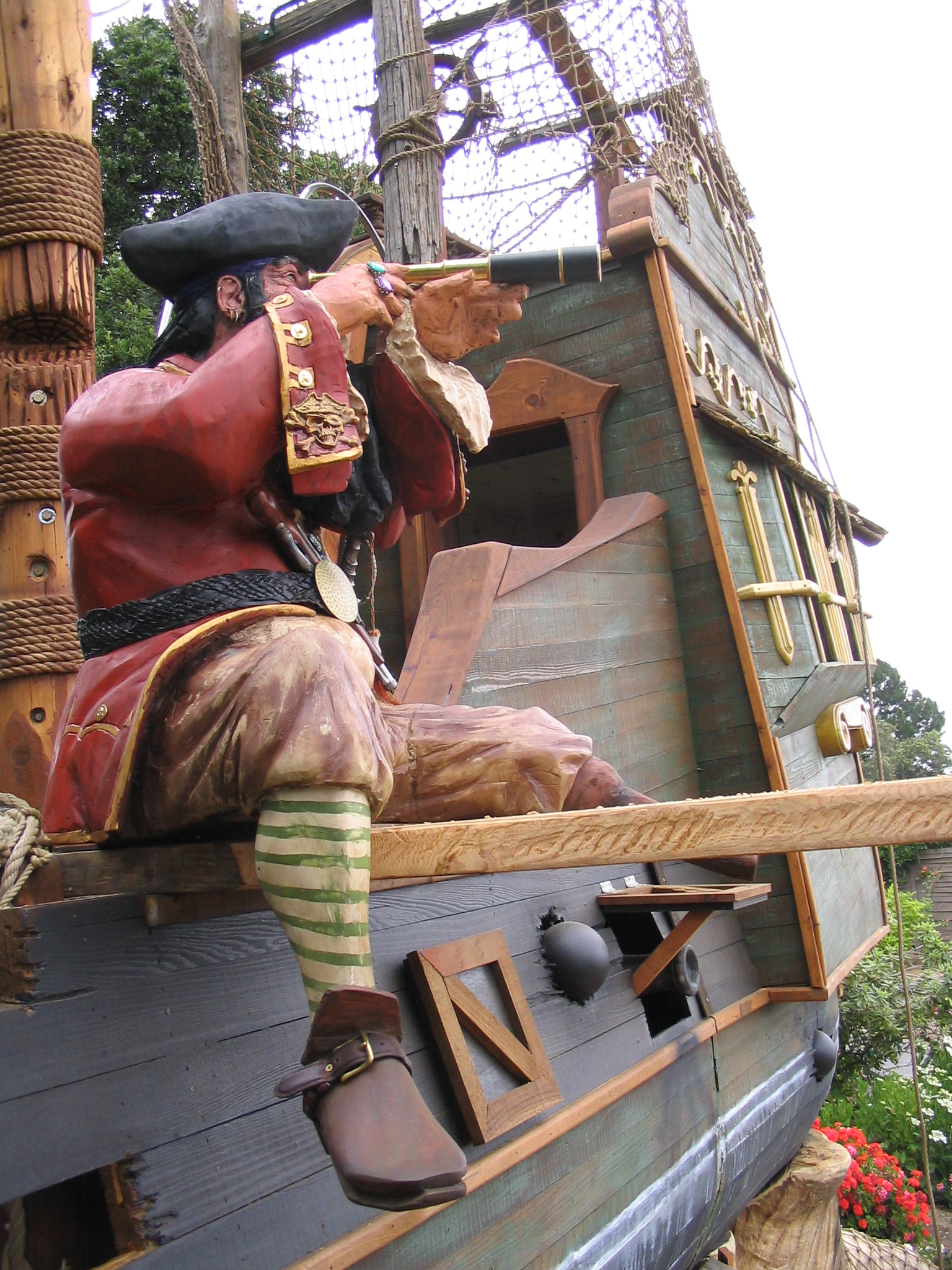 Wood Carved Captain